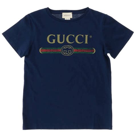 children's t-shirt with gucci print|Gucci T.